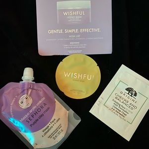 FREE WITH BUNDLE SKIN CARE SAMPLES SEPHORA ORIGINS WISHFUL